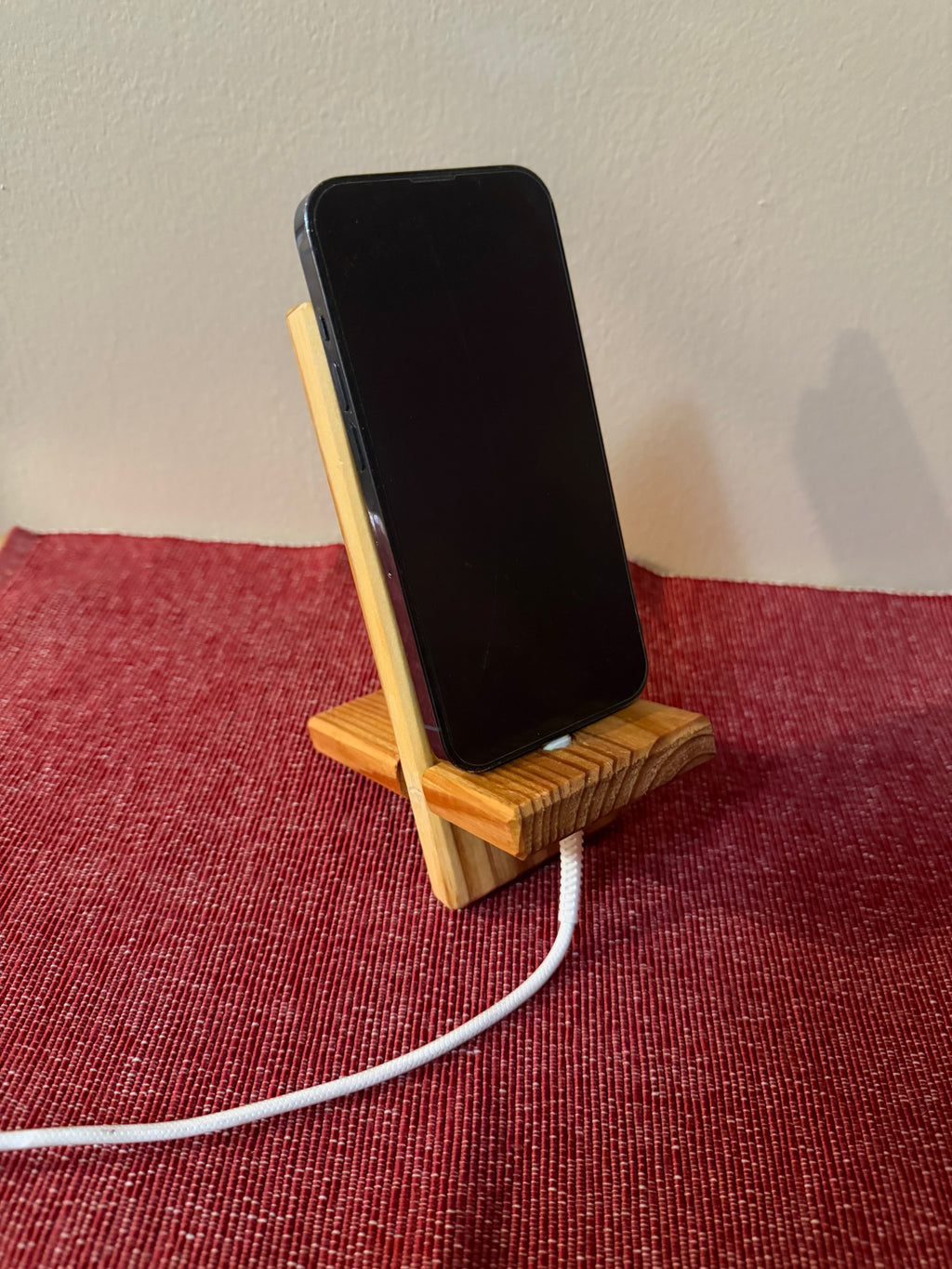 Cedar Phone Stand
