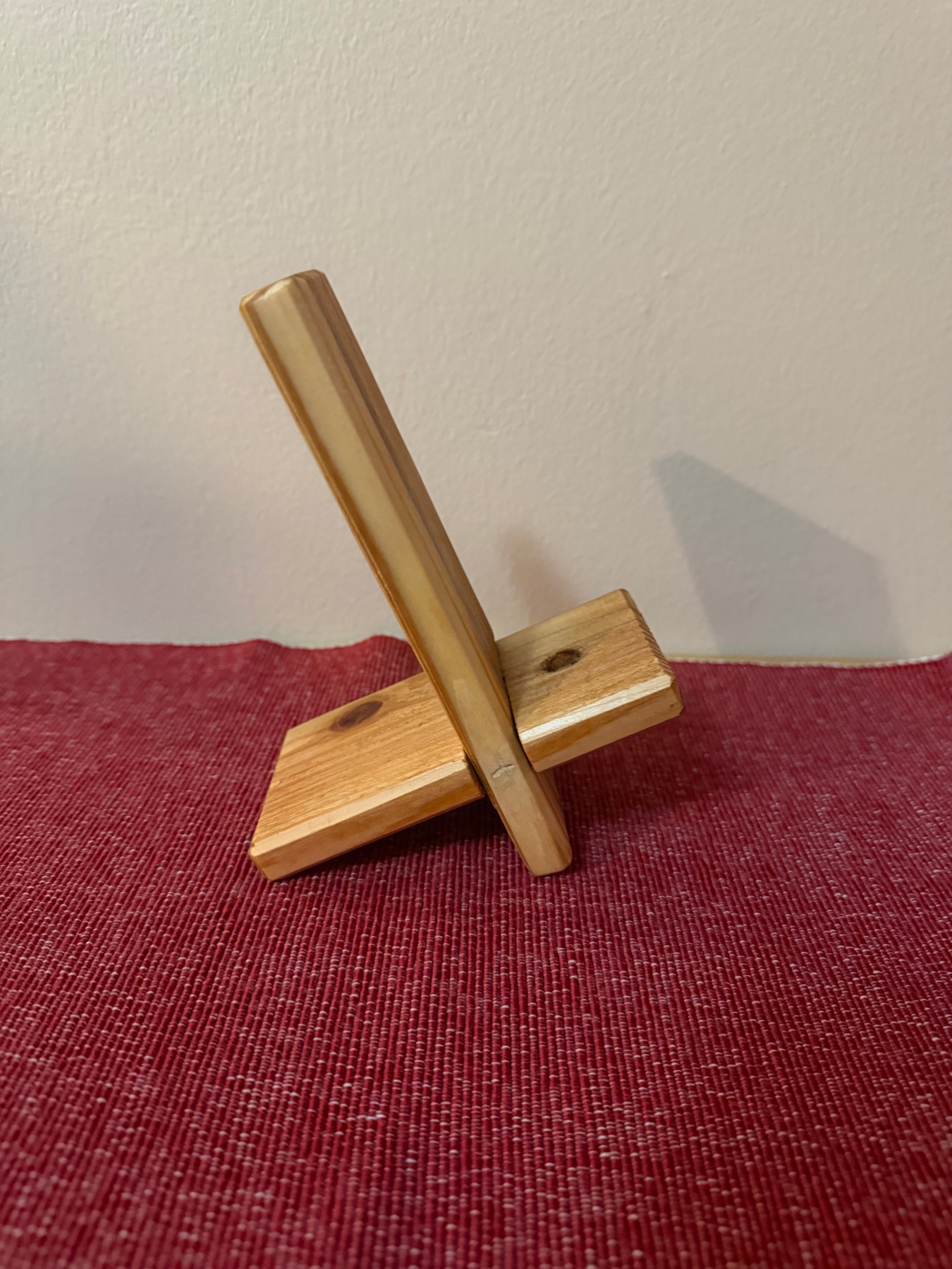 Cedar Phone Stand