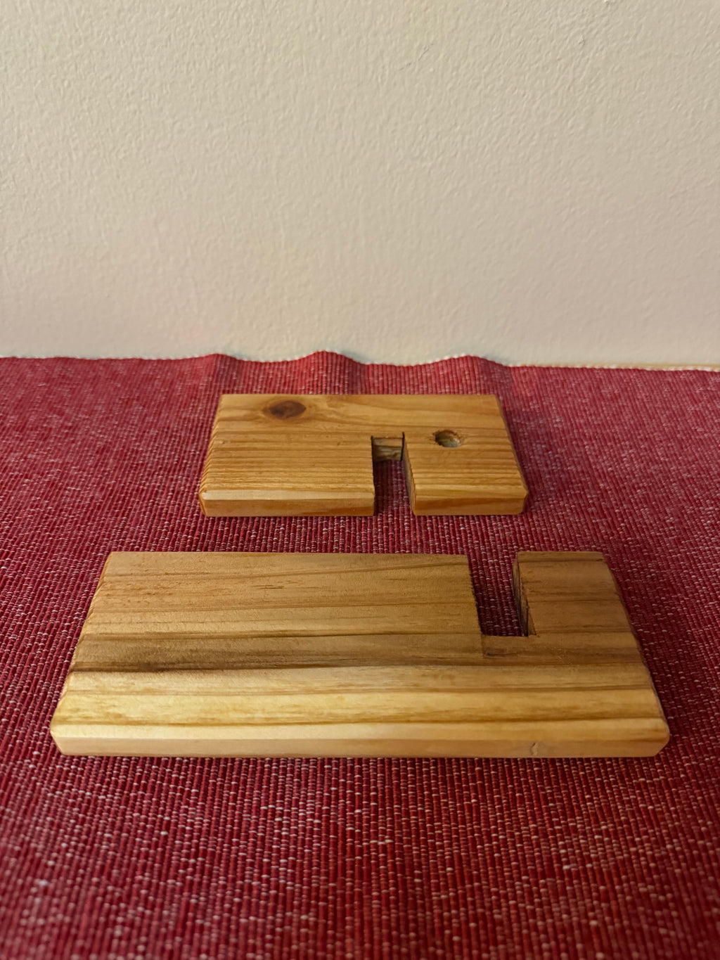 Cedar Phone Stand