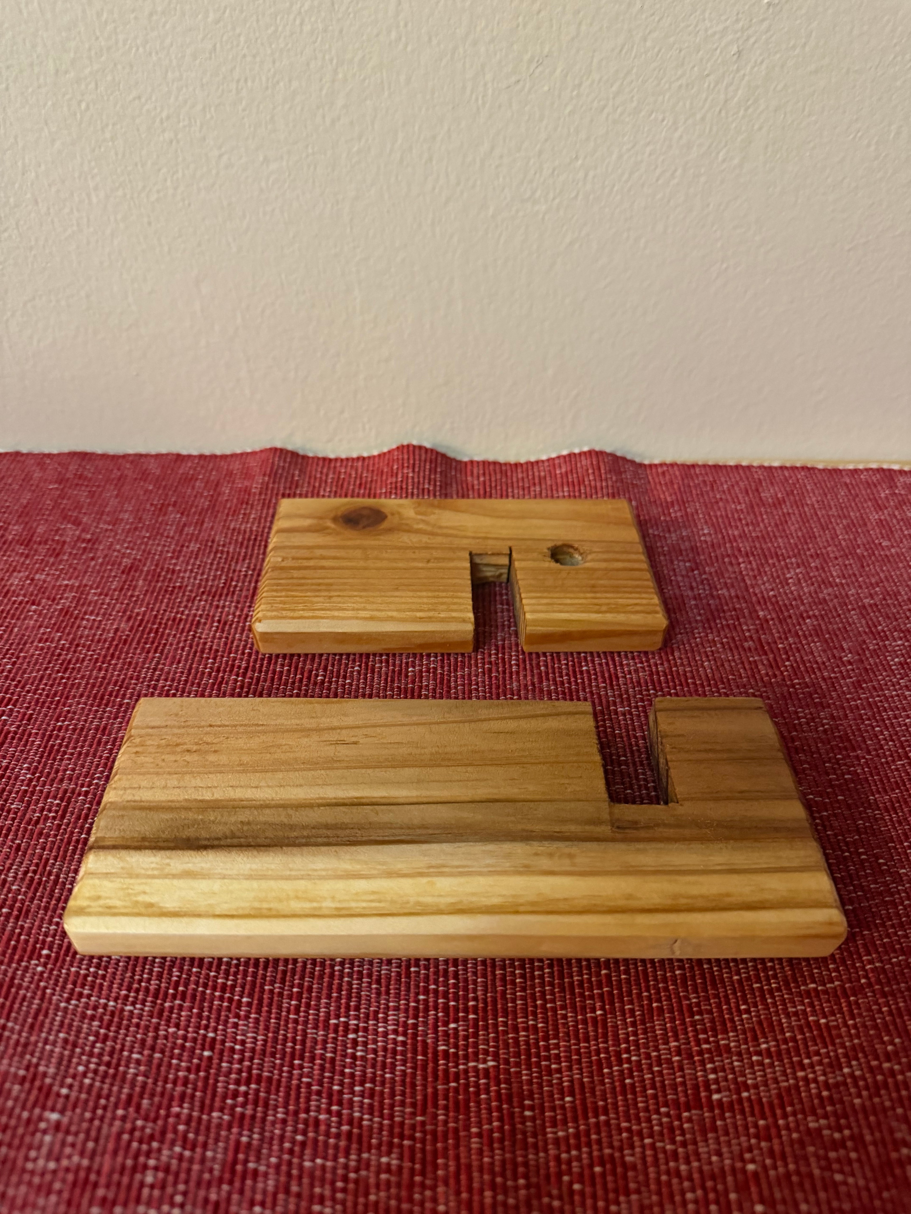 Cedar Phone Stand