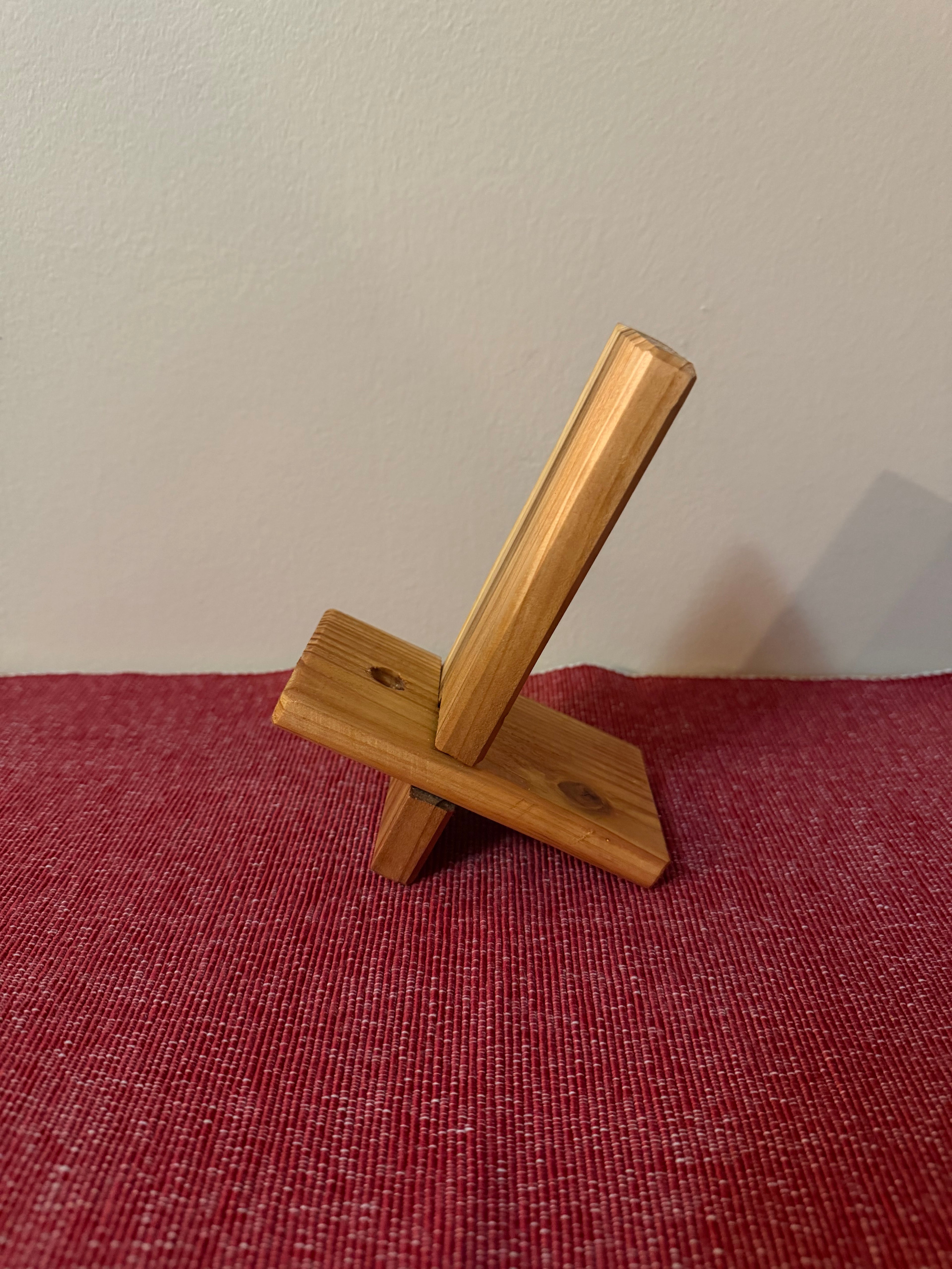 Cedar Phone Stand
