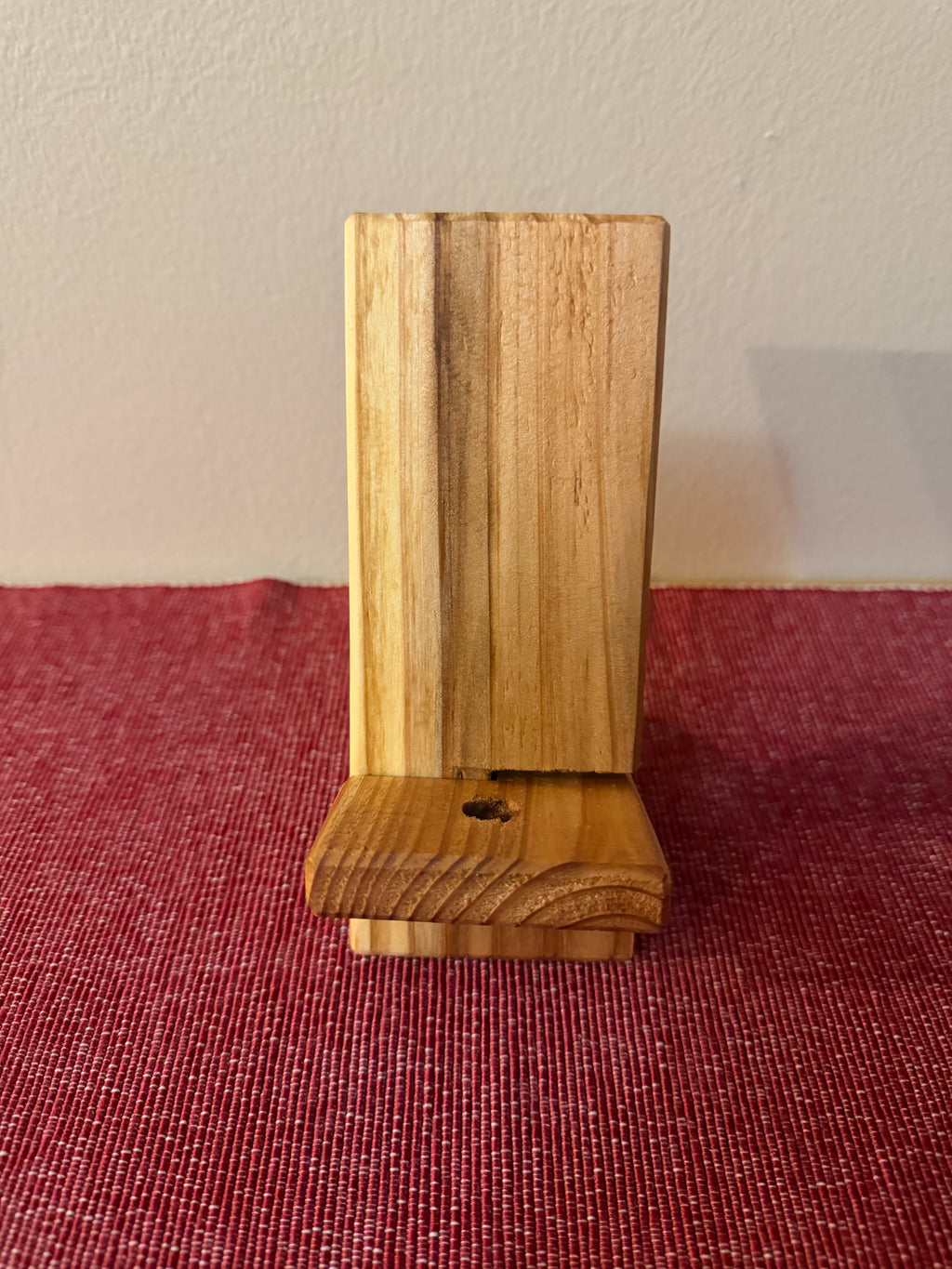 Cedar Phone Stand