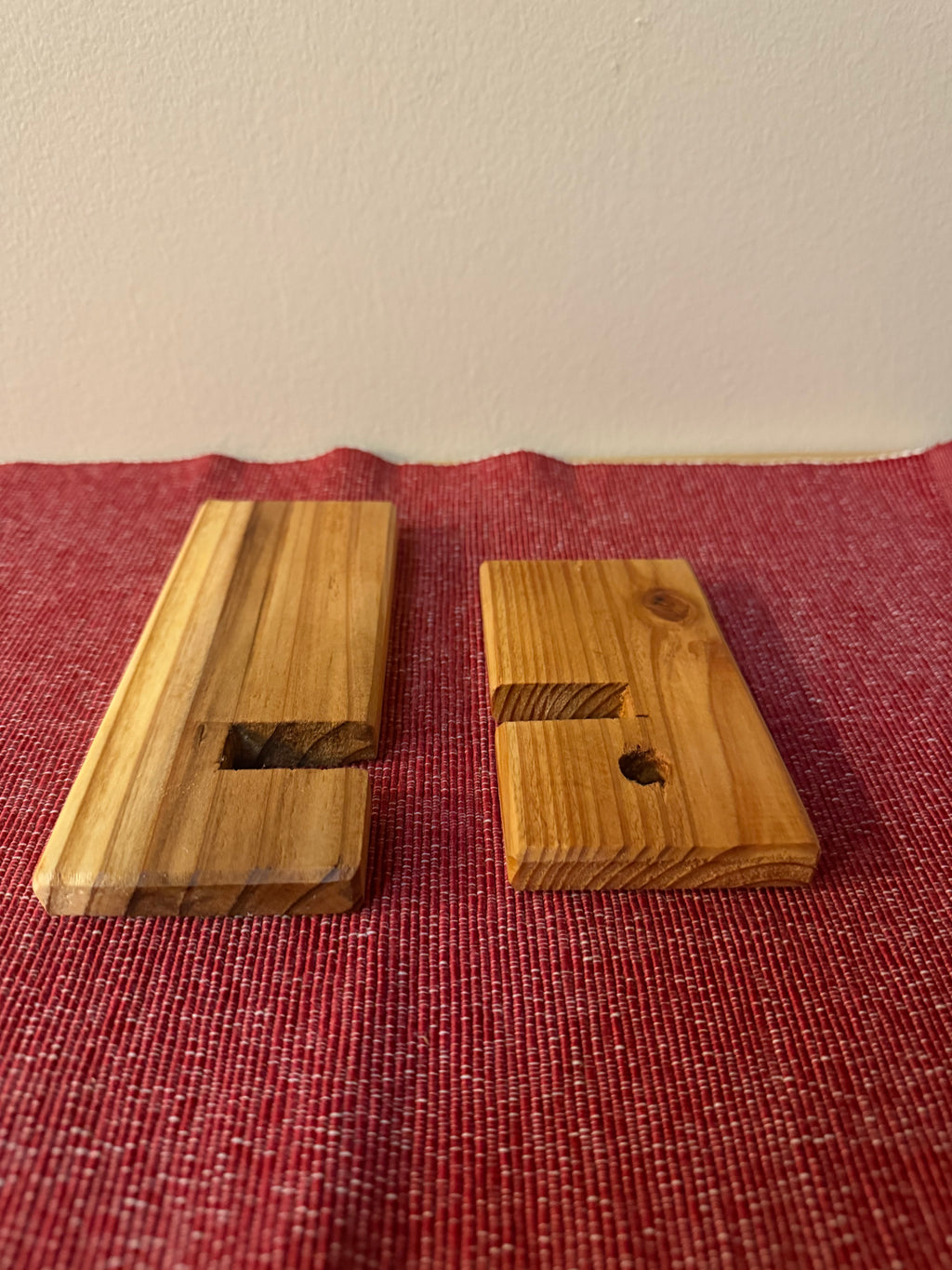 Cedar Phone Stand